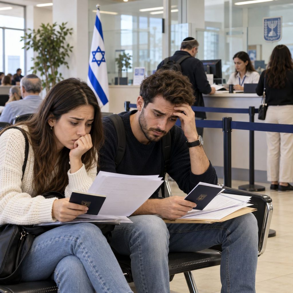 עיכוב בטיפול בבקשה ברשות האוכלוסין
